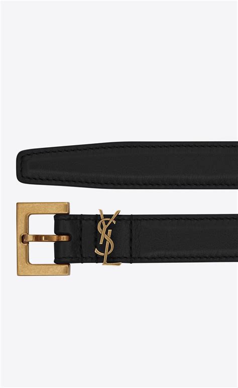 cintura sottile donna ysl|cinture saint laurent donna.